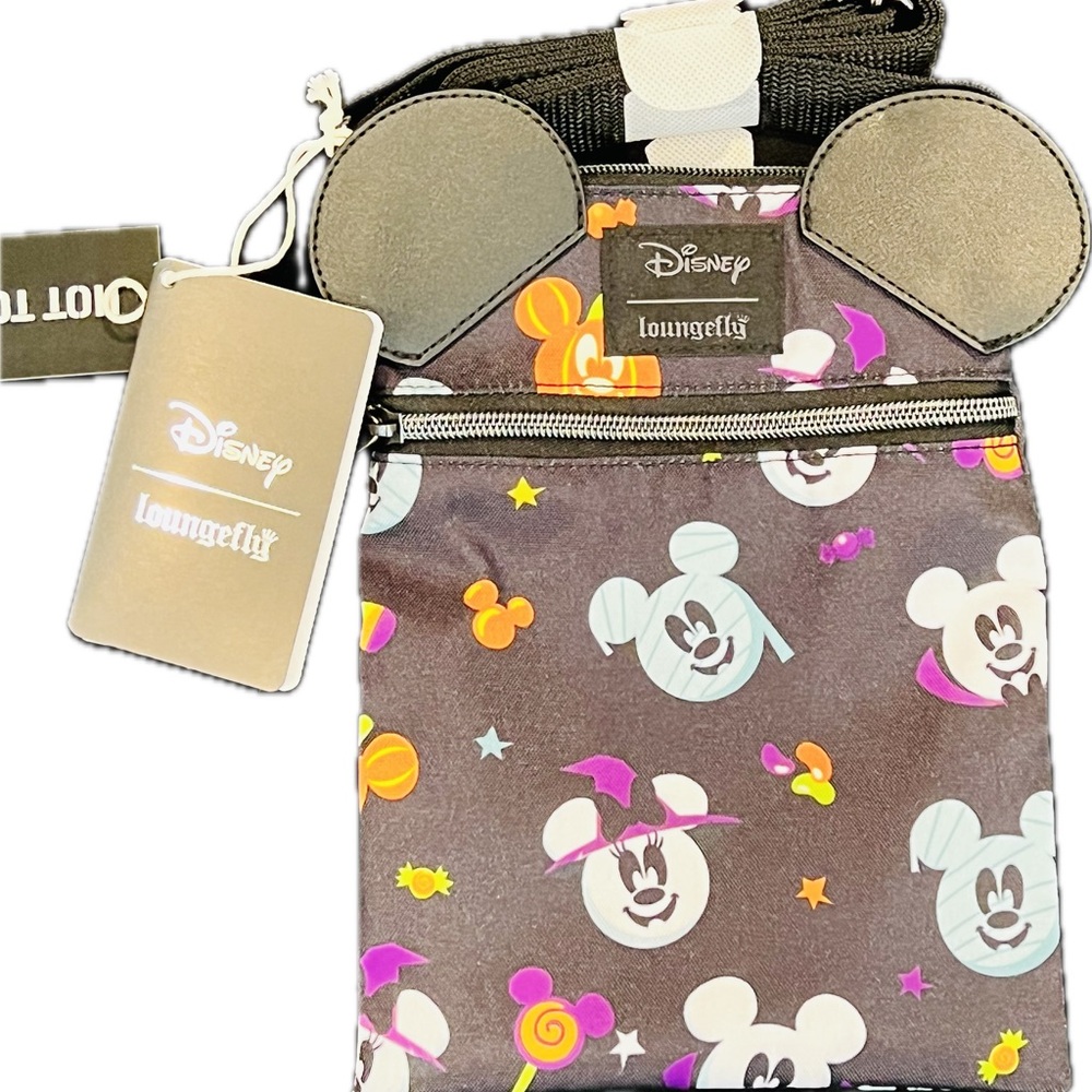 Loungefly Disney Mickey Mouse Bag - Black and Multicolor